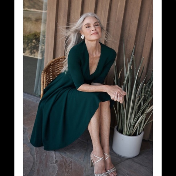 BHLDN Valdis Dress Green size Size 10 NWT - Picture 3 of 16